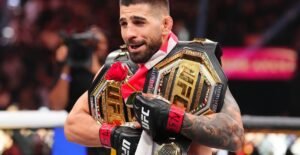 Ilia Topuria blasts ‘sausage’ Paddy Pimblett, Justin Gaethje after UFC 324 main event