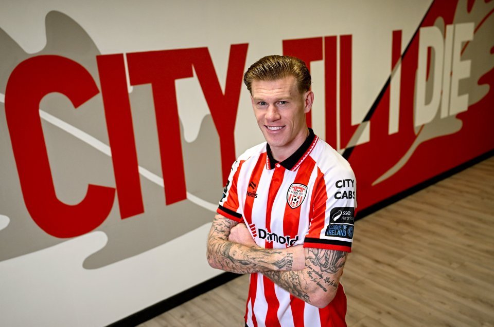 Derry City Unveil New Signing James McClean