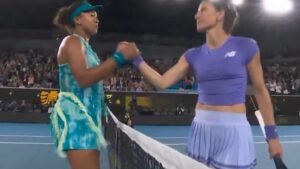 ‘That’s probably why she’s mad’ – Naomi Osaka in extremely frosty handshake with Australian Open opponent