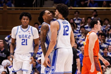 Boozer, Evans lead No. 4 Duke past No. 20 Clemson 67-54 to stay in control of ACC race