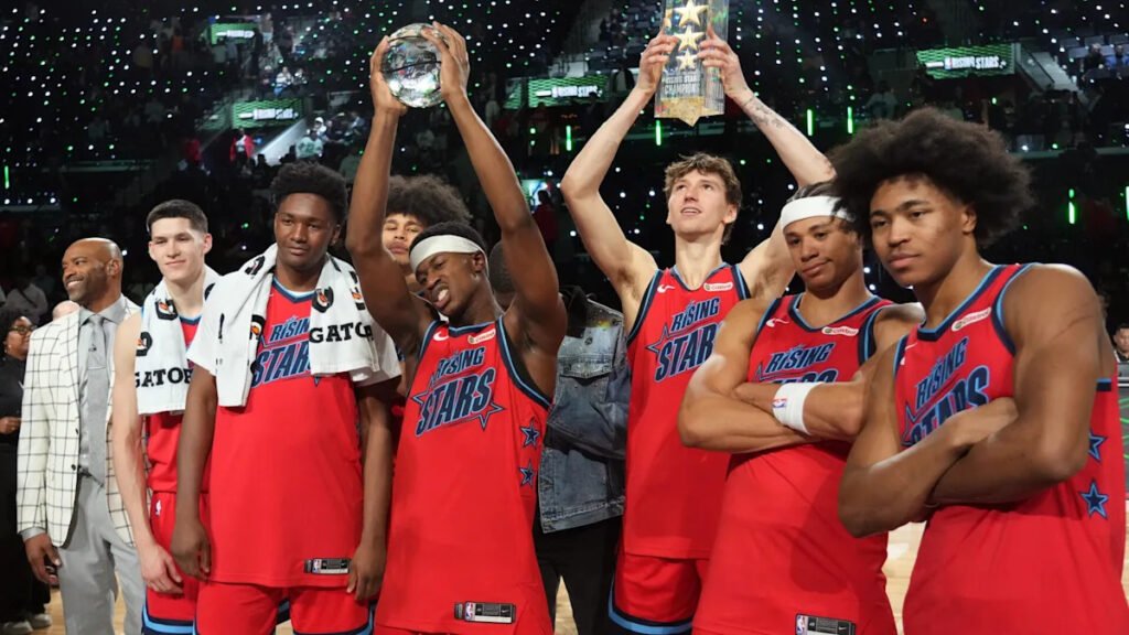 MVP VJ Edgecome leads Team Vince to Rising Stars win to open All-Star Weekend