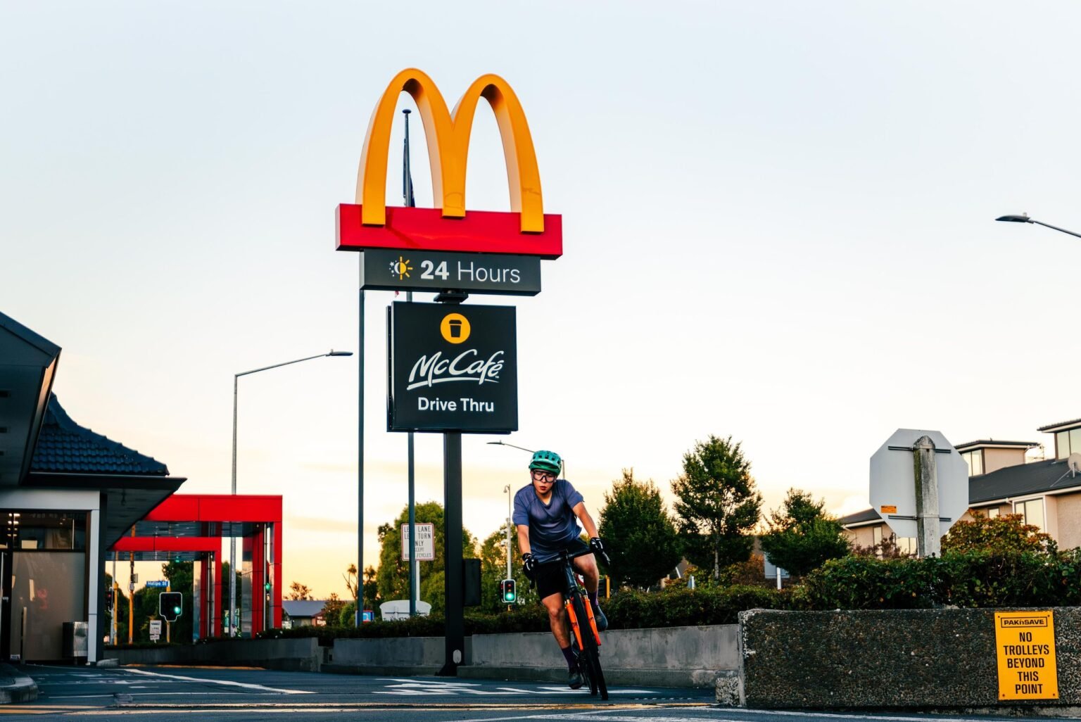 Riding 500km around a McDonald’s drive-thru