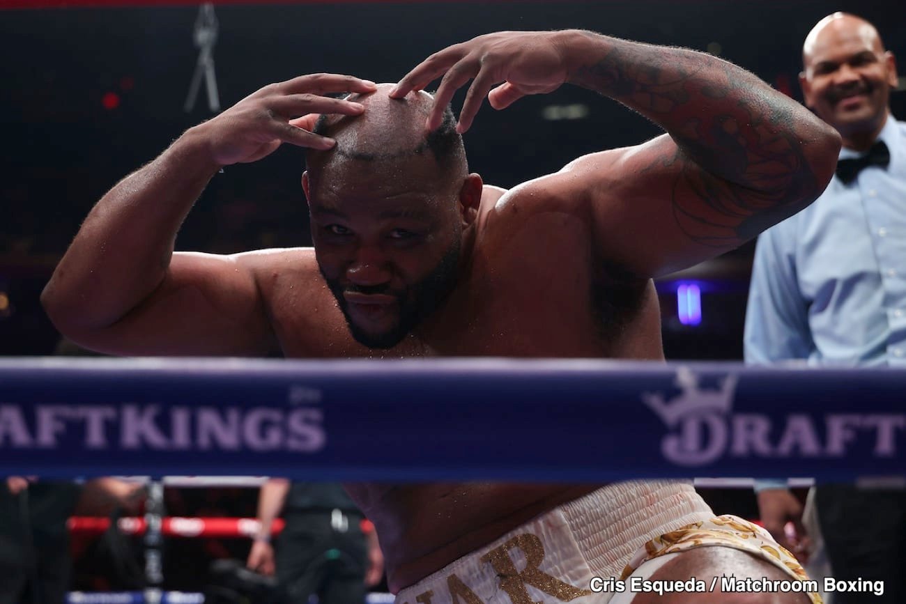 Image: Jarrell Miller Talks About the Punch That Ended His Toupee’s Career