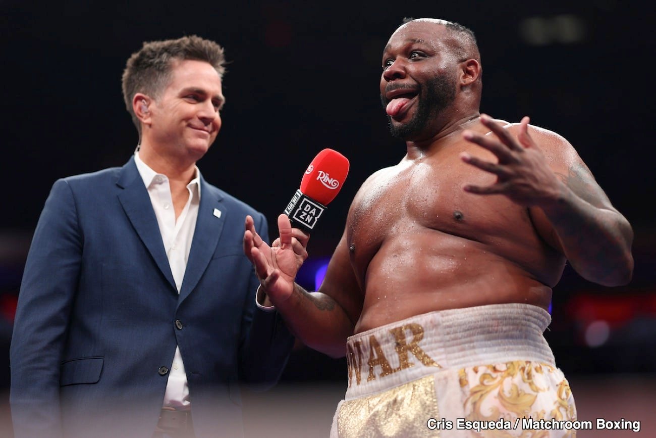 Image: Jarrell Miller Talks About the Punch That Ended His Toupee’s Career