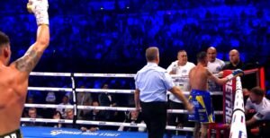 Leigh Wood says video shows Josh Warrington stumbled after stoppage
