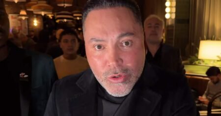 Oscar De La Hoya says Shakur Stevenson should be ‘ashamed’ over sanction fee dispute