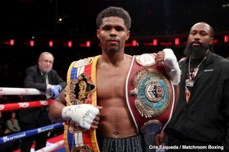 Shakur Stevenson Ties Conor Benn Bout to Rehydration Terms