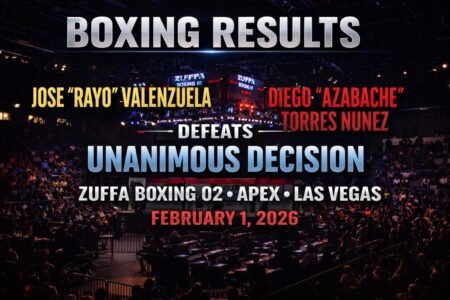 Boxing Results: Valenzuela Wins Wide Decision Over Torres Nunez