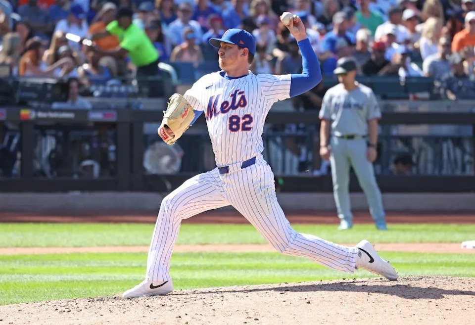 New York Mets Brandon Waddell throws a pitch during the fifth inning when the New York Mets played the Miami Marlins Sunday, August 31, 2025 at Citi Field in Queens, NY. Robert Sabo for NY Post