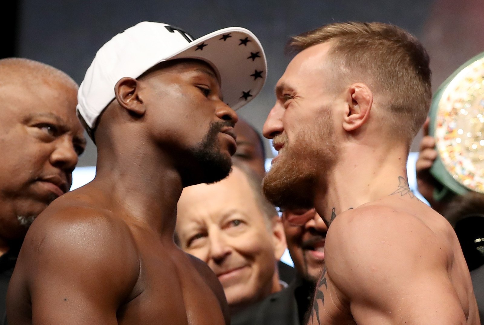 Floyd Mayweather Jr. v Conor McGregor - Weigh-in