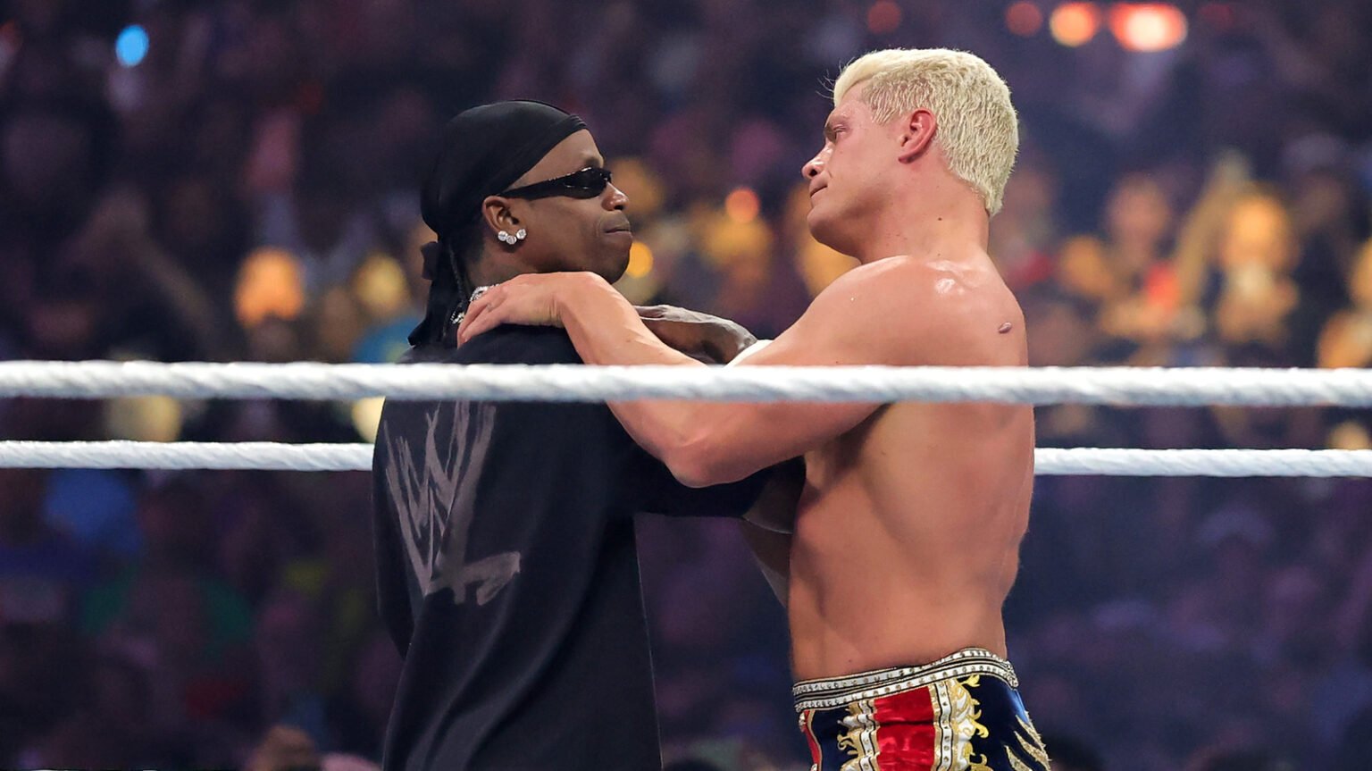 Cody Rhodes Has ‘No Issues’ With Travis Scott After WWE Elimination Chamber 2025 Slap