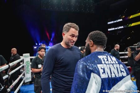 Jaron Ennis fight decision expected within days, Hearn says