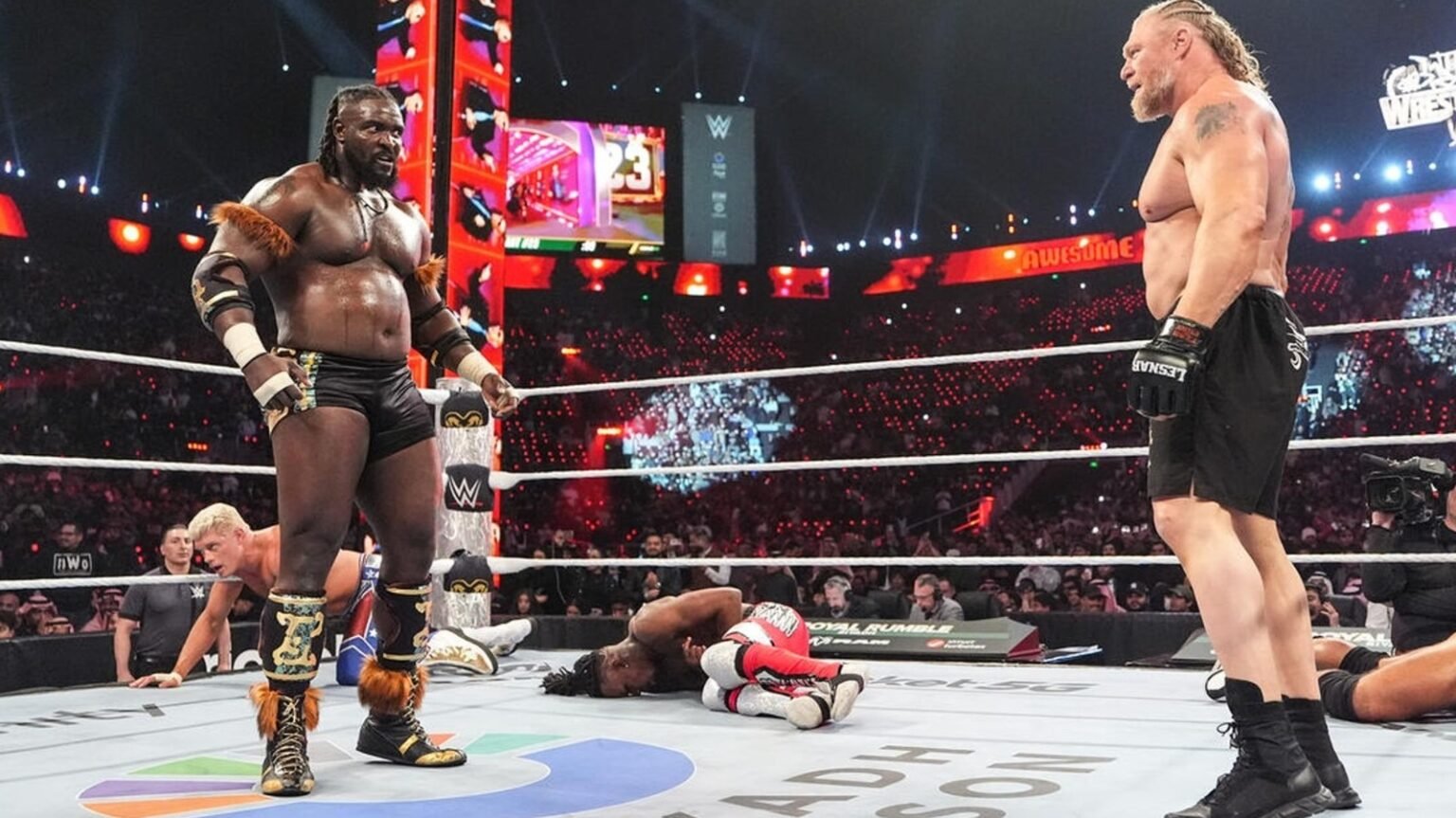 WWE’s Booker T Comments On Brock Lesnar Vs. Oba Femi Feud Heading Into WrestleMania