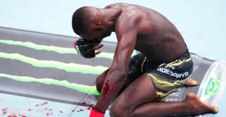 Israel Adesanya promises ‘I’m not f*cking leaving’ after 4th straight UFC loss