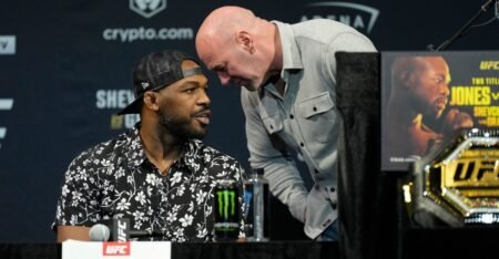 Dana White erupts over repeated Jon Jones questions about UFC White House: ‘Who gives a sh*t?’