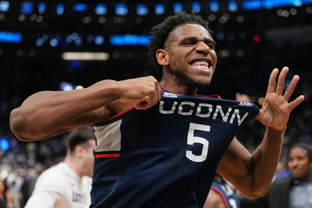 The Final Four is set as UConn stuns Duke to join Illinois, Arizona and Michigan