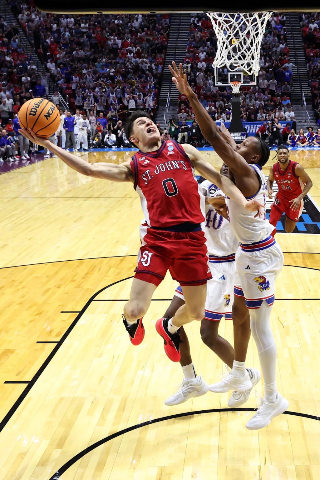 ‘St. John’s is going to the Sweet 16!’: Dylan Darling buzzer-beater defeats Kansas