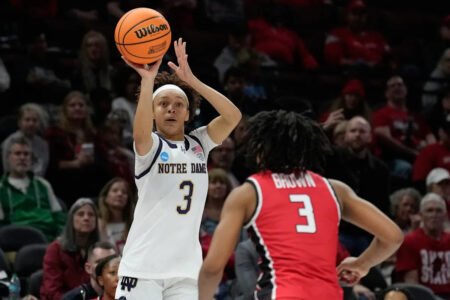 Hannah Hidalgo dazzles as Notre Dame rolls past Fairfield 79-60 in women’s March Madness