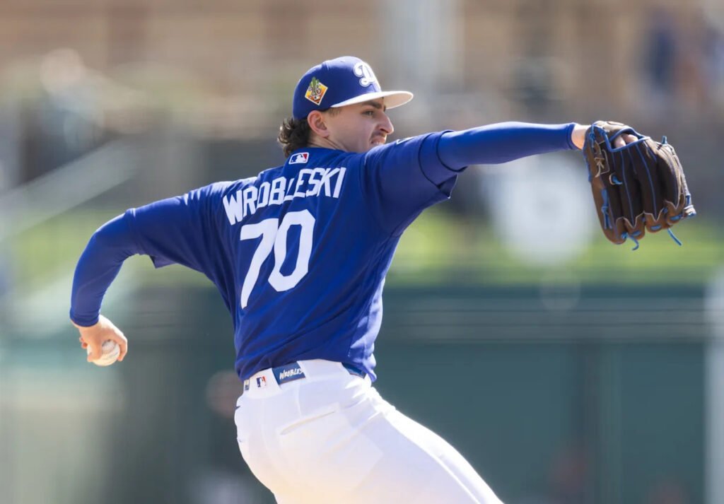 Justin Wrobleski throws 3 scoreless innings, Dodgers fall to A’s
