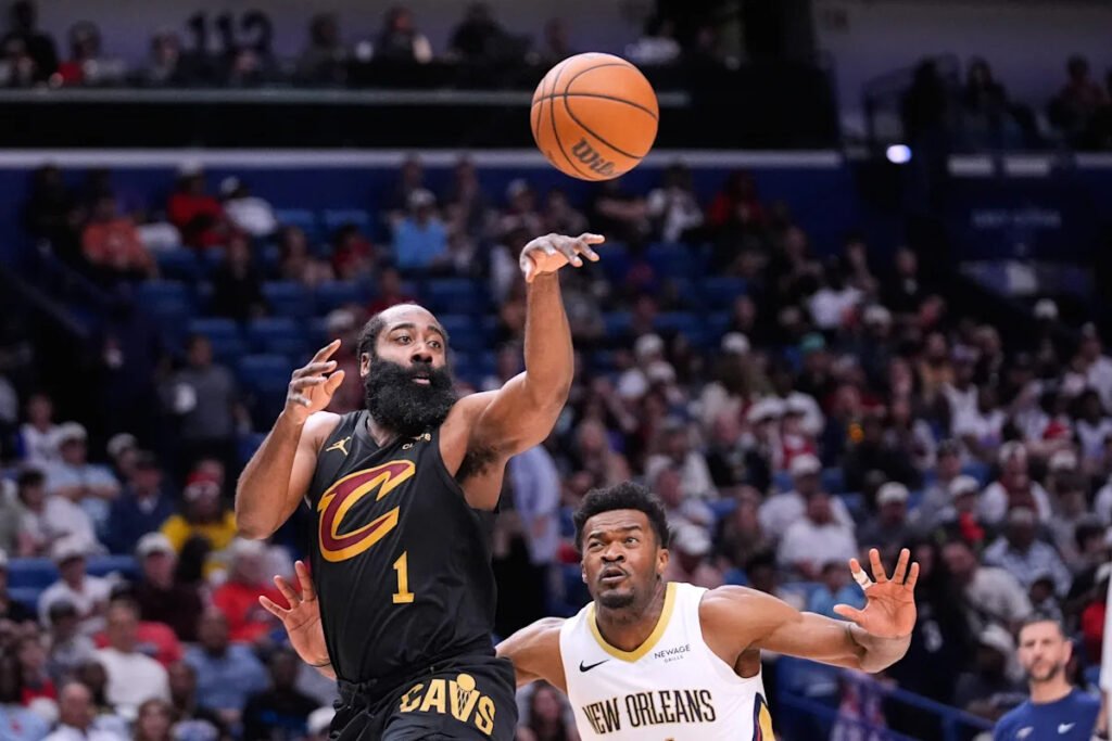 Donovan Mitchell and James Harden power the Cavaliers past the Pelicans 111-106