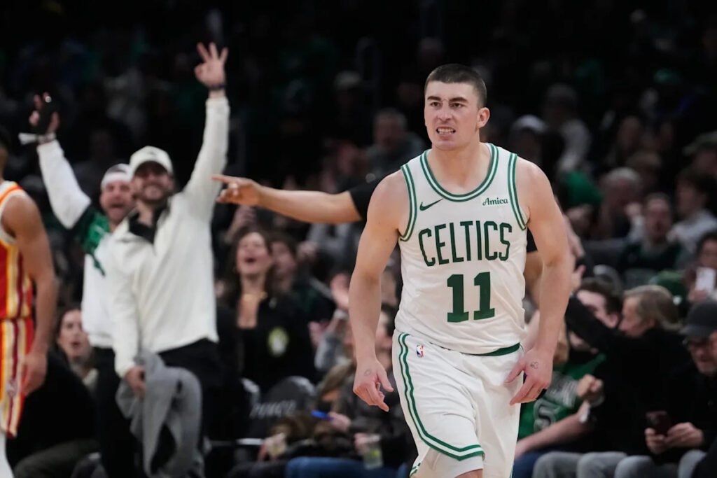 Pritchard and Tatum help Celtics beat the Hawks 109-102 without Brown