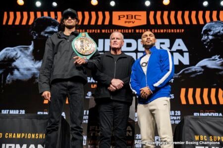 Keith Thurman Says First Clean Shot Will Change Sebastian Fundora