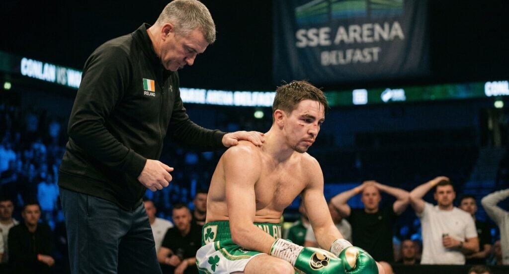 Michael Conlan falls short again in split loss to Kevin Walsh
