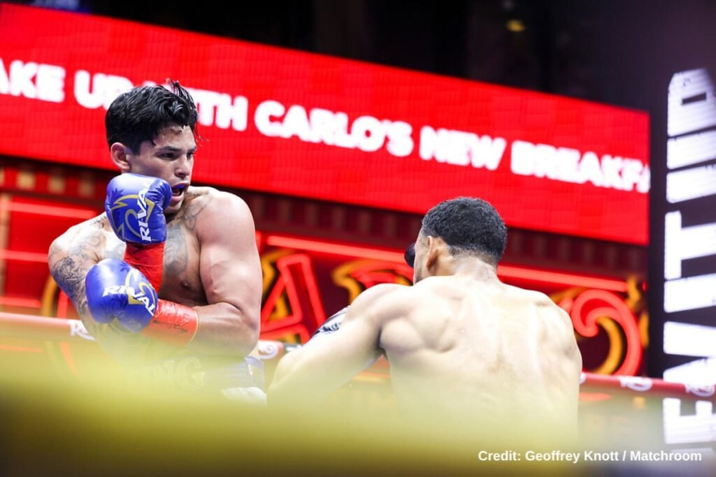 Shakur Stevenson says Ryan Garcia has only one real weapon after Rolly loss