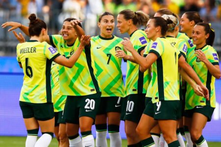 Sam Kerr’s header helps Australia edge Philippines in the Women’s Asian Cup opener