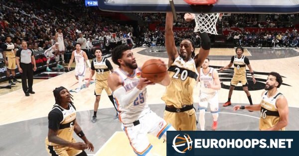 Belgian Ajay Mitchell ejected as Thunder-Wizards brawl spills into stands