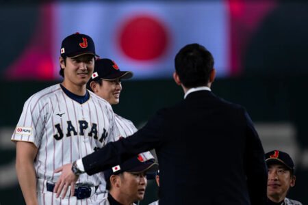 Shohei Ohtani is the show again in Japan for the World Baseball Classic