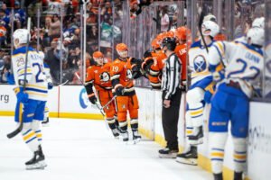 Ducks’ Terry scores in OT for 6-5 victory that ends road winning streak for Lyon and Sabres