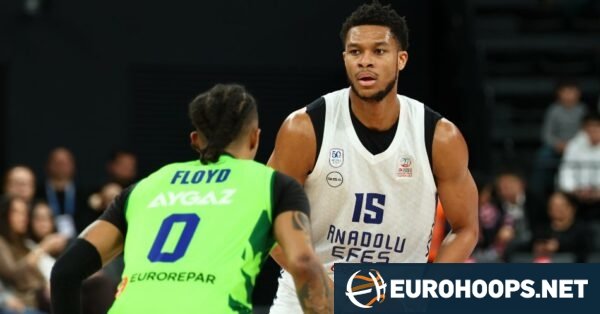 Anadolu Efes came back in the final quarter to secure the victory