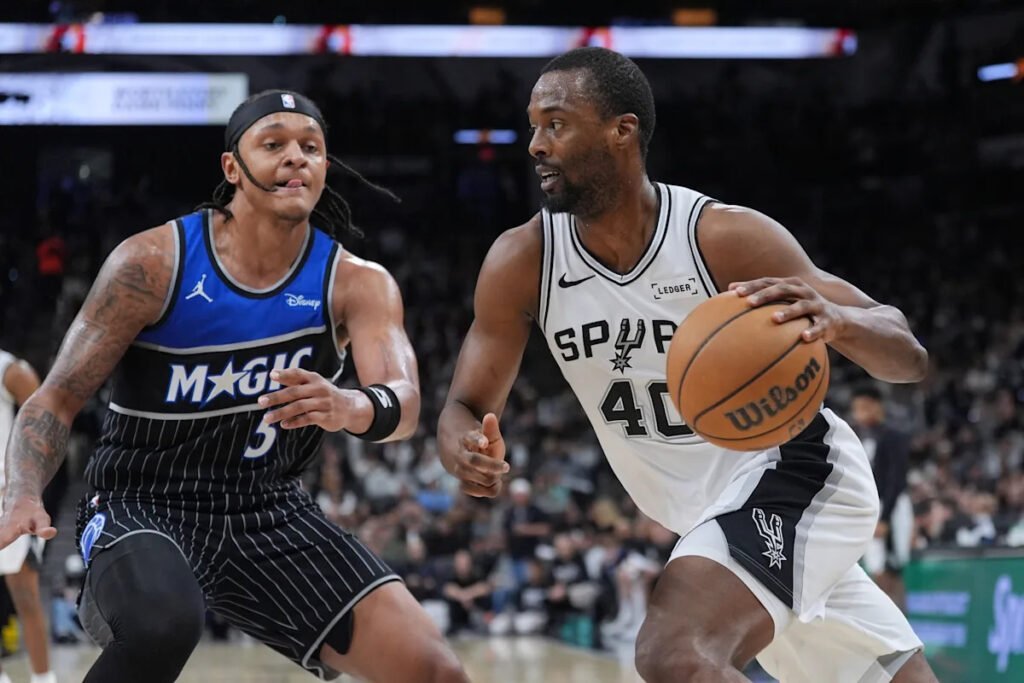 Snooze and lose: San Antonio’s Harrison Barnes ends iron man streak because of nap injury