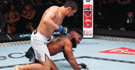 Chris Curtis rips Myktybek Orolbai after UFC Vegas 114 loss: ‘Hard to fight a man that has no intention of being in a fight’