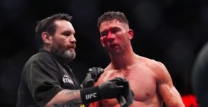 Dana White shares gruesome cut after Fight of the Year contender at UFC London
