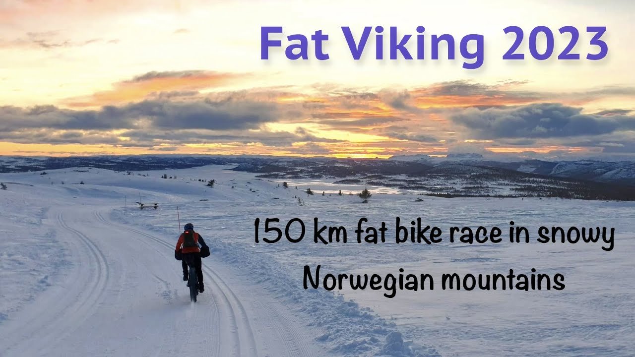 Fat Viking 2023 - a 150 km fat bike race in snowy Norwegian mountains - YouTube