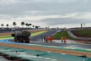 Rain delays start of MotoGP Brazilian GP practice