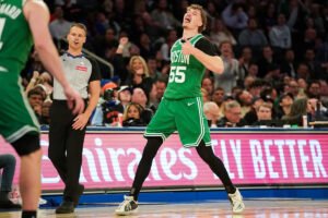 Baylor Scheierman ready to answer any call for Celtics despite playoff uncertainty