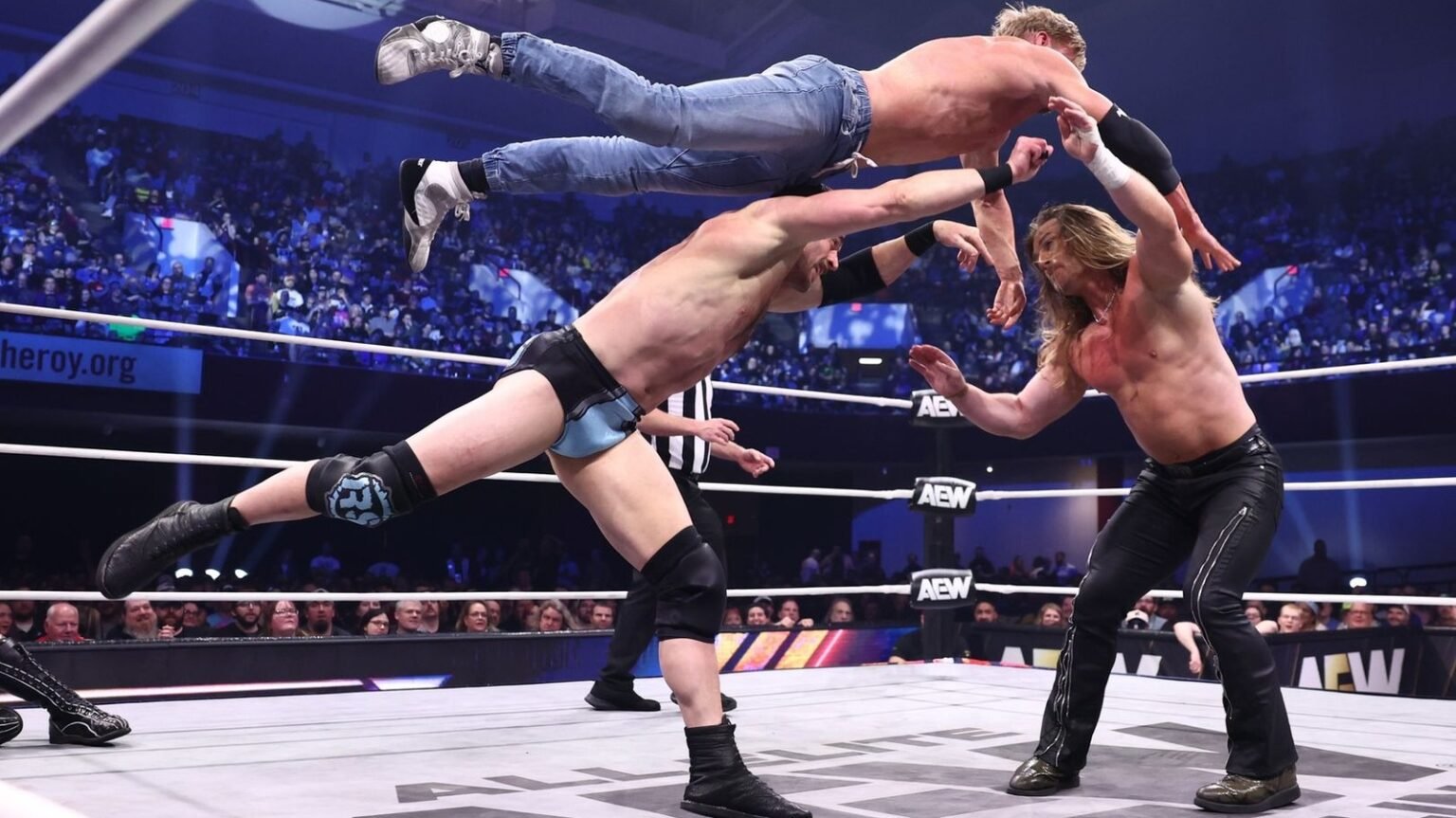 Orange Cassidy And Roderick Strong Win AEW Trios Titles With Returning Friend