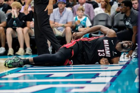 Heat’s Bam Adebayo injured during game against Hornets. What we know.