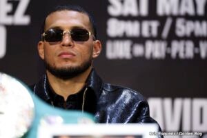 David Benavidez Says He Would Knock Out Canelo, Bivol, Beterbiev