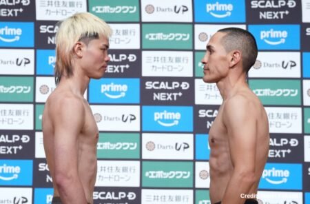 Tenshin Nasukawa vs Juan Francisco Estrada live results and updates