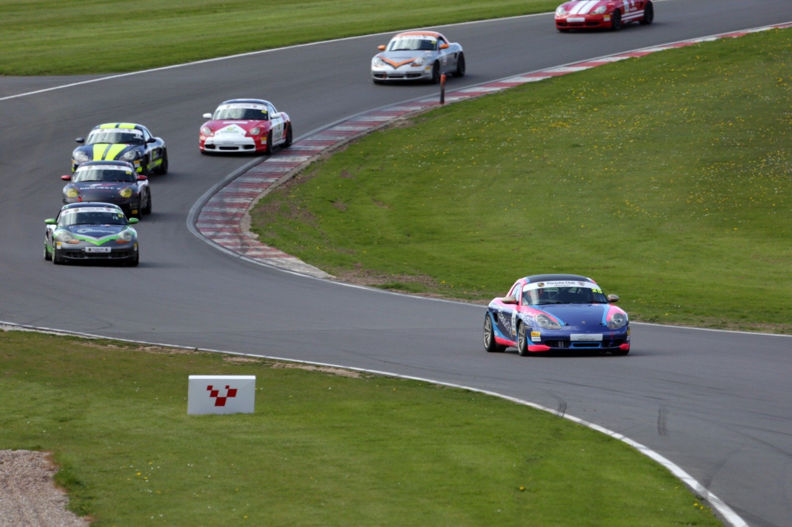 Hall was some way clear of his Boxster Cup rivals