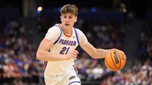 Alex Condon puts off NBA and returns to Florida for senior season and run at another title