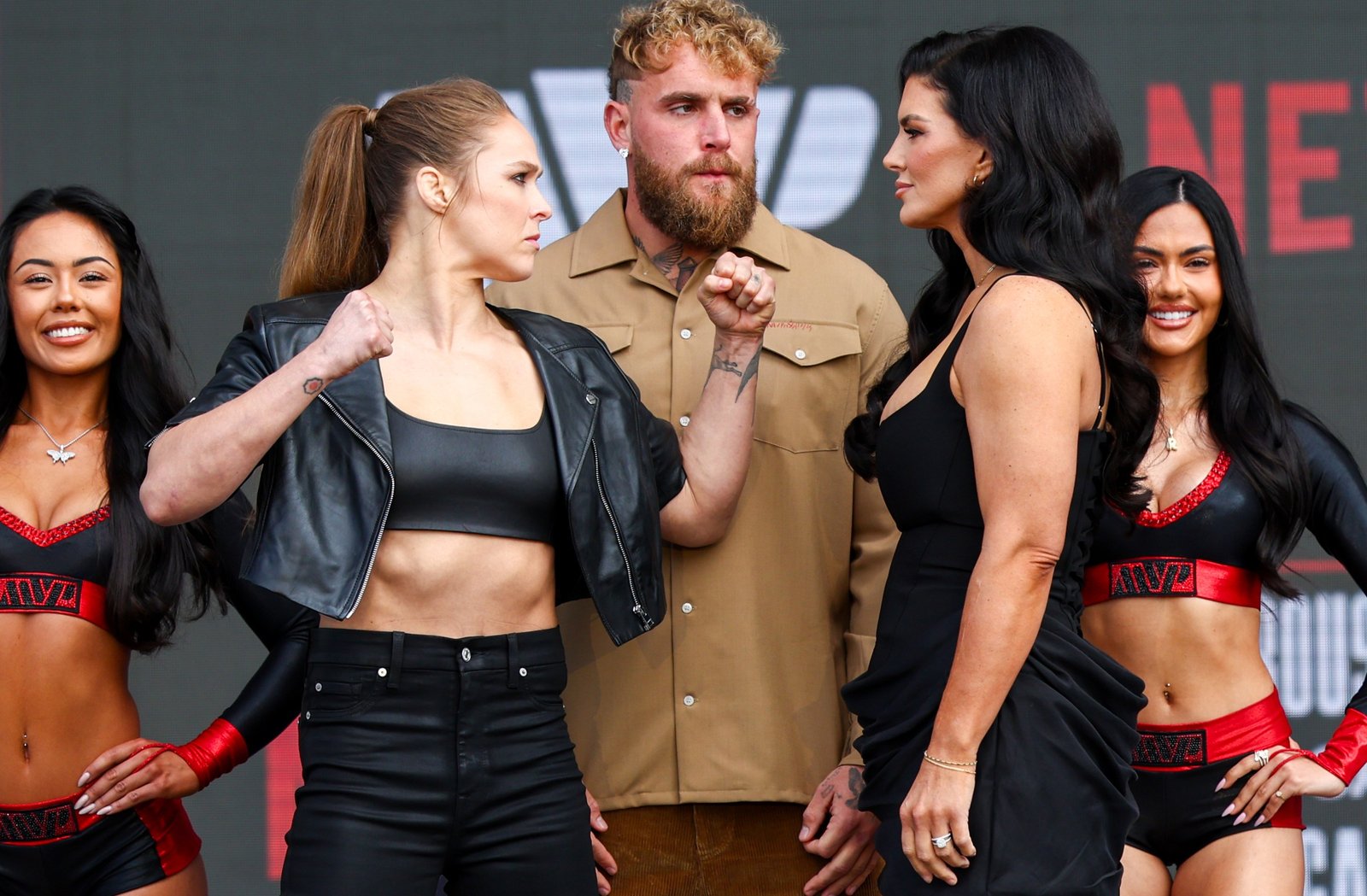 Netflix’s Ronda Rousey x Gina Carano Los Angeles MMA Press Conference