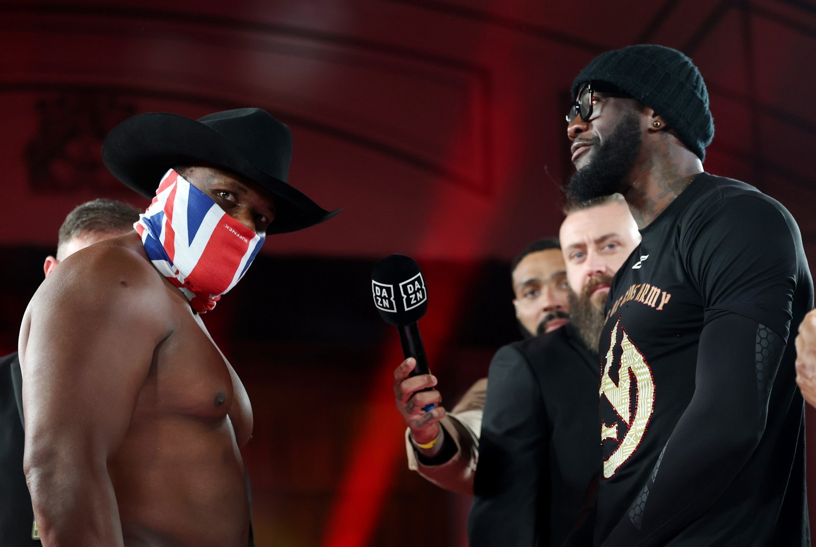 Dereck Chisora v Deontay Wilder: 100 Weigh In