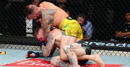 Renato Moicano lays waste to Chris Duncan with submission finish, shouts ‘f*ck the fans’ after UFC Vegas 115 main event