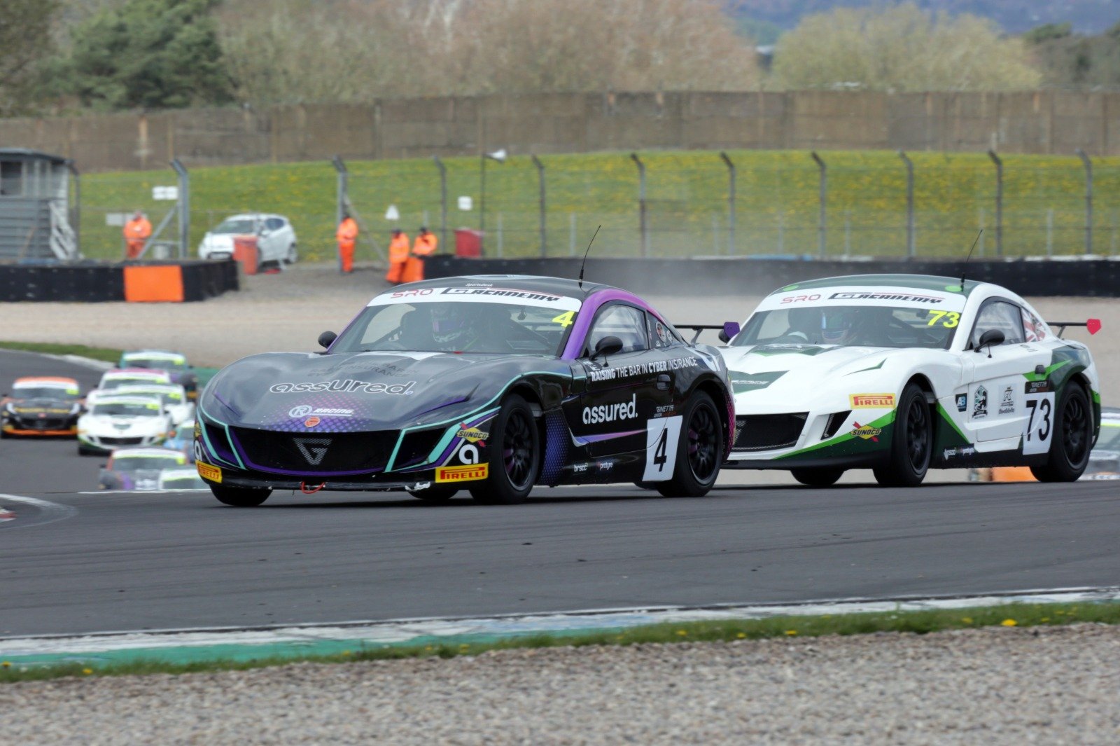 Donington dominator Goff helped R Racing achieve landmark 100th Ginetta Junior victory
