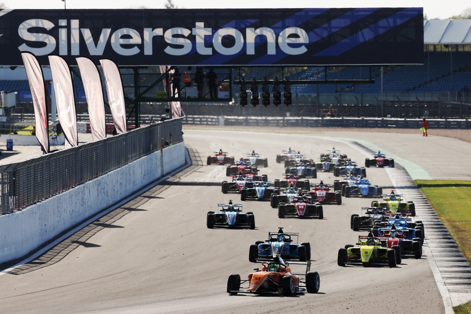 Green's orange machine was twice at the head of packed GB4 field